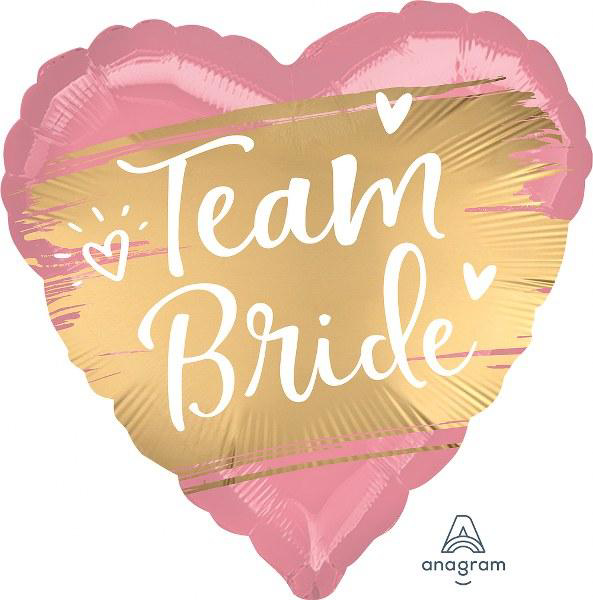 Μπαλόνι foil καρδιά Team bride