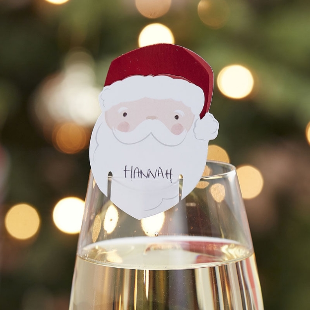 Picture of Glass decoration - Santa (12 pcs)