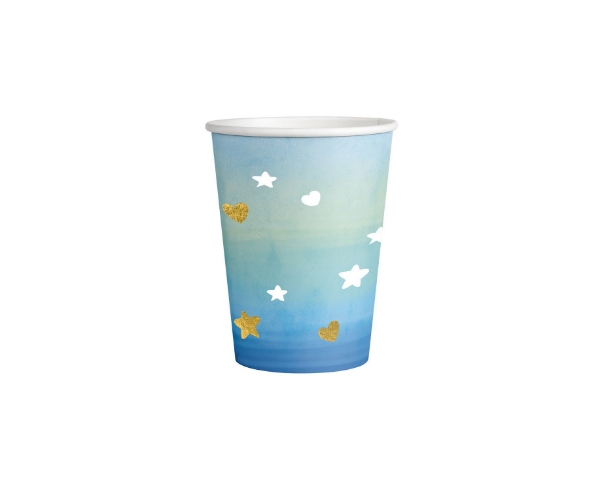 Picture of Paper cups - Οmbre blue (8pcs)