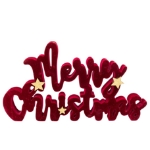 Picture of Velvet decorative sign - Merry Christmas