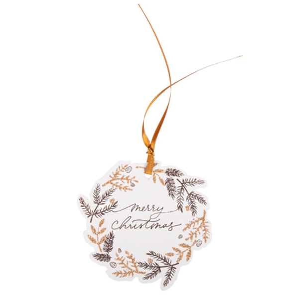 Picture of Gift tags - Merry Christmas rose gold