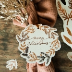 Picture of Gift tags - Merry Christmas rose gold