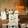Χάρτινα σακουλάκια για δωράκια - Merry Christmas ροζ χρυσό (8τμχ)