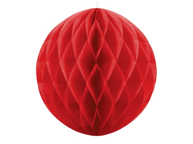 Picture of Ηoneycomb ball - Red (30cm)
