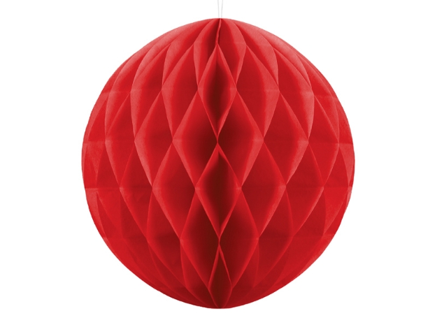 Picture of Ηoneycomb ball - Red (20cm)