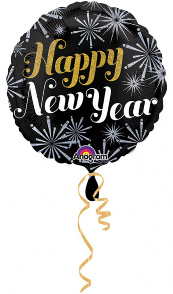 Picture of Foil balloon - Happy new year  