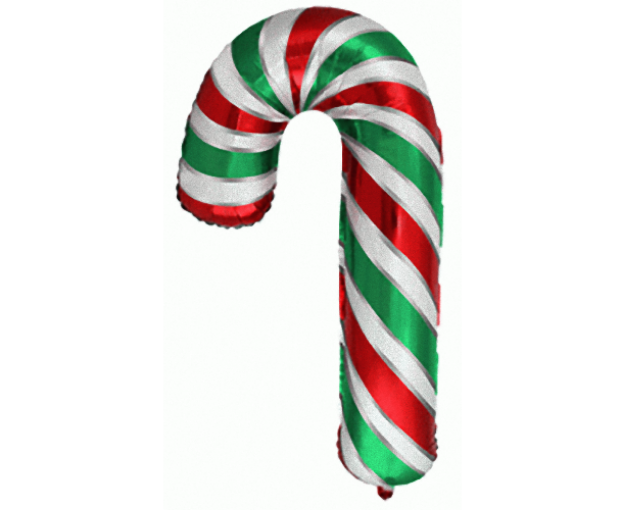 Picture of Foil balloon - Candy cane mix