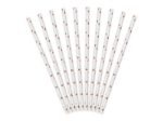 Picture of Paper Straws - Rose gold Foiled Star (10pcs)