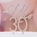 Picture of Cake topper - Hello 30