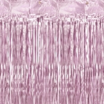 Picture of Matte pink Fringe Curtain ( 0.90m L x 2.5m H )