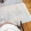 Picture of Linen table runner - Christmas trees