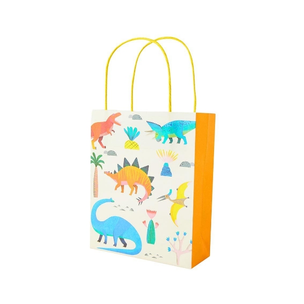 Picture of Treat Bags - Dino (8pcs)  19x15x6cm.