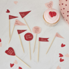 Διακοσμητικά για cupcakes - Happy Valentine's