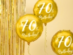 Picture of Gold Foil Balloon 70th Birthday!