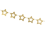Picture of Garland - Gold stars outline