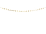 Picture of Garland - Gold stars outline