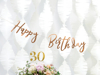 Picture of Banner happy birthday rose gold 64cm