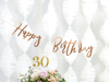 Γιρλάντα Happy Birthday ροζ χρυσό