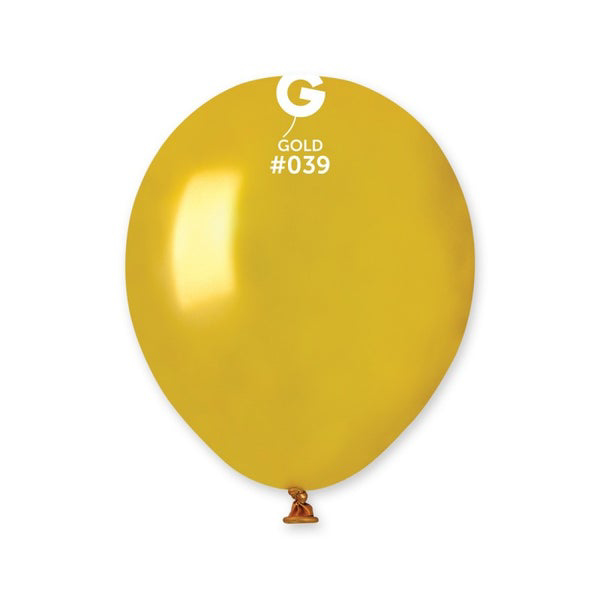 Mini μπαλόνια - Χρυσό (10τμχ)
