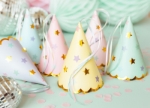 Picture of Party hats - Pastel Stars (6pcs)