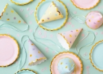 Picture of Party hats - Pastel Stars (6pcs)