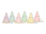 Picture of Party hats - Pastel Stars (6pcs)