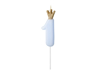 Picture of Pastel light blue candle 1 with crown