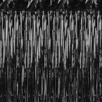 Picture of Black Fringe Curtain (0.90m x 2.50m)