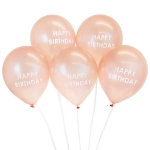 Picture of Set balloons - Happy birthday rose gold (5 pcs)