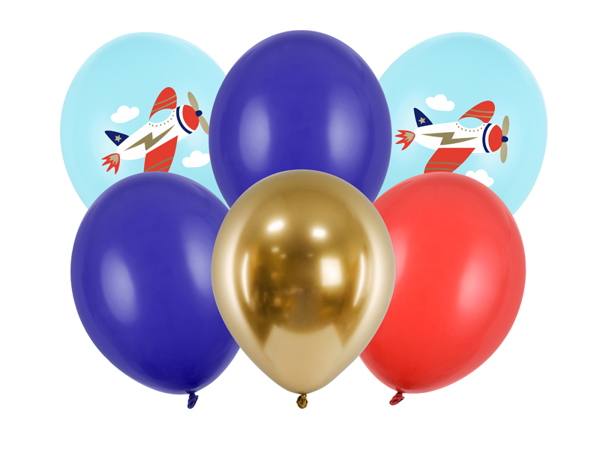 Picture of Balloons -  Plane (6pcs)