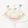 Θήκες και διακοσμητικά για cupcakes - Λαγουδάκια και λουλούδια  (Meri Meri)