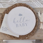 Picture of Dinner paper plates - Hello Baby (8pcs)