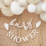 Γιρλάντα - Baby shower με συννεφάκια