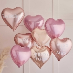 Picture of Customisable Heart Balloons With Stickers