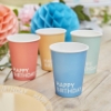 Picture of  Paper Cups - Happy Birthday Bright (8pcs)
