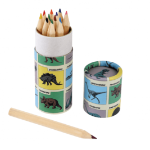 Picture of Set of 12 coloured pencils - Dinosaur