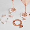 Picture of Rose Gold Ring Shaped Drink Markers