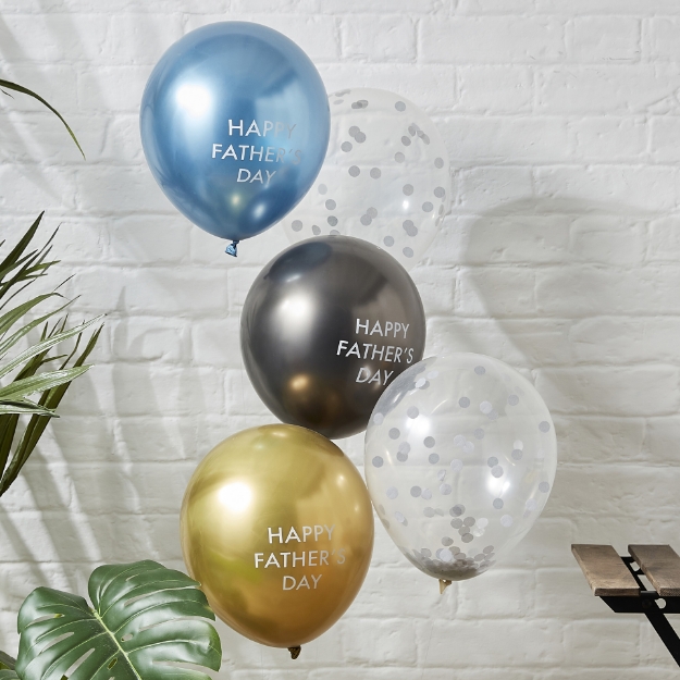 Picture of Balloons - Happy father's Day (5pcs)