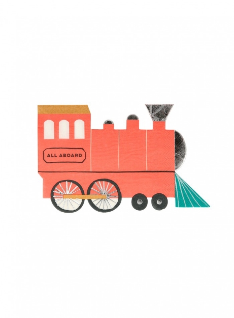 Picture of Paper napkins - Train  (Meri Meri) (16pcs)