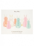 Picture of Honeycomb Spring Bunnies (x 8) - Meri Meri