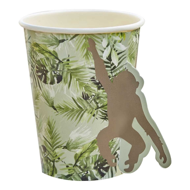 Picture of Paper cups - Monkey (8pcs)