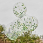 Picture of Junge leaf confetti filled balloons