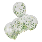 Picture of Junge leaf confetti filled balloons