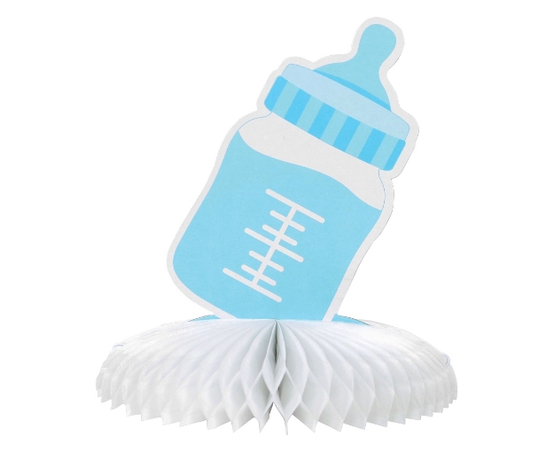 Picture of Centerpiece - Light blue bottle 