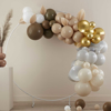 Picture of Balloon garland (gold glossy, brown , sand)