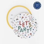 Picture of Party invitations - Let's party! (8pcs)