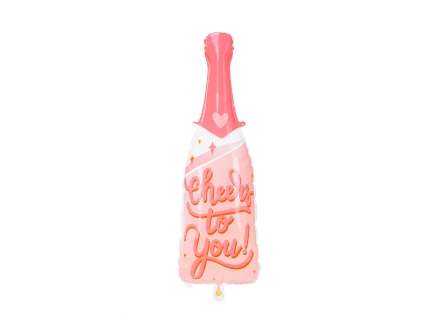 Show details for Foil balloon Bottle shaped - Cheers to you Picture of Foil balloon Bottle shaped - Cheers to you