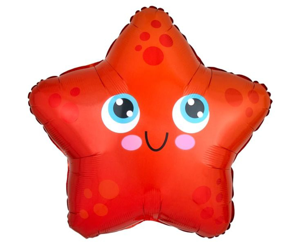Picture of Foil Balloon Starfish junior