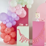 Picture of Balloon garland (coral, lilac, pink, mint)