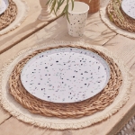 Picture of Dinner paper plates - Terrazzo (8pcs)